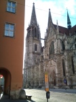 Regensburg, public art, St Peters